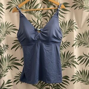 Cacique Blue Swimwear with Knot Accent
